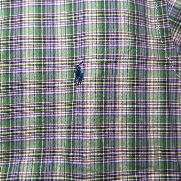 Polo Ralph Lauren Light Flannel Long Sleeve Button Down - Large - Picture 5 of 6